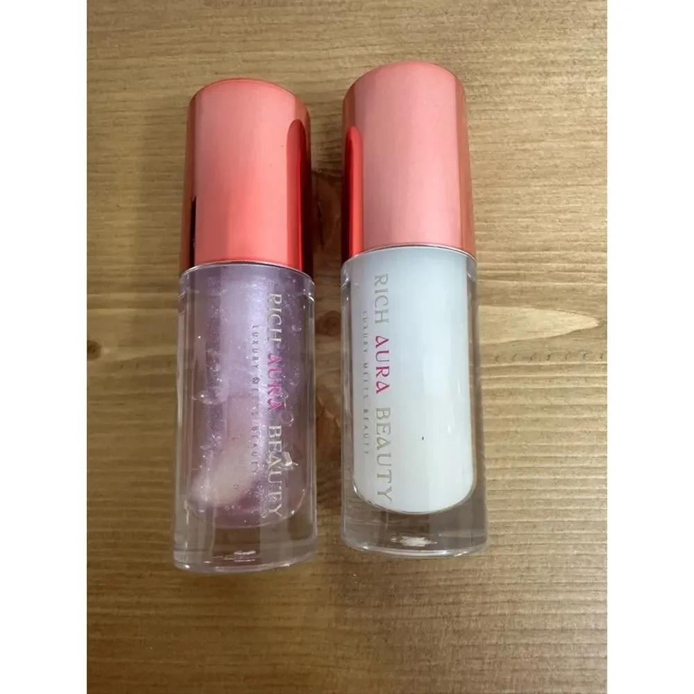 NIB 2-Pack Aura Beauty Lip Plumper Gloss